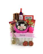 Pinkatastic Days Dog Gift Basket